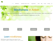Tablet Screenshot of mindfulnessinaction.co.uk